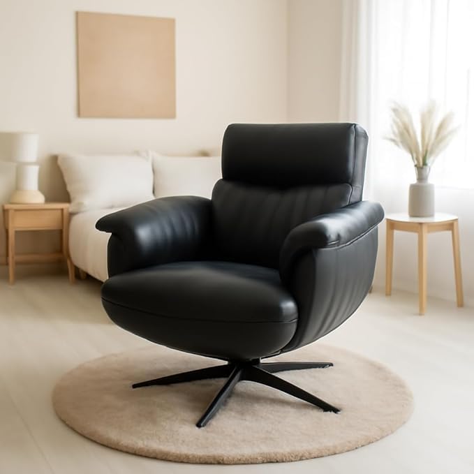 Premium Chair | Genuine Cowhide Leather Armchair | Modern Comfortable Leather Furniture