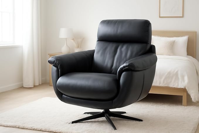 Premium Chair | Genuine Cowhide Leather Armchair | Modern Comfortable Leather Furniture