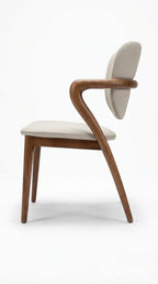 Arvia Curved Dining Chair – Modern Curved Dining Chair for Dining Room & Café Seating