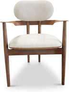 Elara Wooden Arm Lounge Chair – Solid Wood Armchair for Living Room, Office & Reading Corner