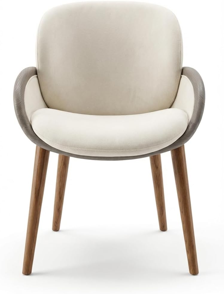 Elyana Curve Lounge Chair – Stylish Curved Lounge Chair for Living Room, Bedroom & Lounge Area