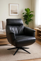 Premium Chair | Genuine Cowhide Leather Armchair | Modern Comfortable Leather Furniture