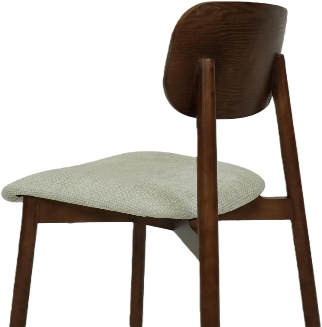 Norden Classic Wooden Chair Set of 2 – Solid Wood Chairs for Dining Room & Living Space