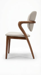 Arvia Curved Dining Chair – Modern Curved Dining Chair for Dining Room & Café Seating