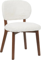 Cloud Comfortent Dining Chair- Solid Wood Legs,Walnut Finish,Textured Fabric-Ideal for Home/Office/Hotel (Copy)
