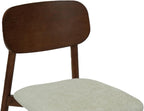 Norden Classic Wooden Chair Set of 2 – Solid Wood Chairs for Dining Room & Living Space