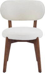 Solara Lounge Dining Chairs Set of 4 Mid Century Modern – Linen Upholstered Seat, Curved Back, Wood Legs – Accent or Side Chair for Home or Office" (Copy)