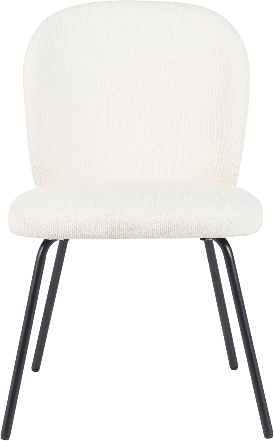 HomeAara Luna Curved Back Chair-Comfortable,Durable Steel legs,PremiumFabric-Ideal for Home/Office/Hotel (Copy)