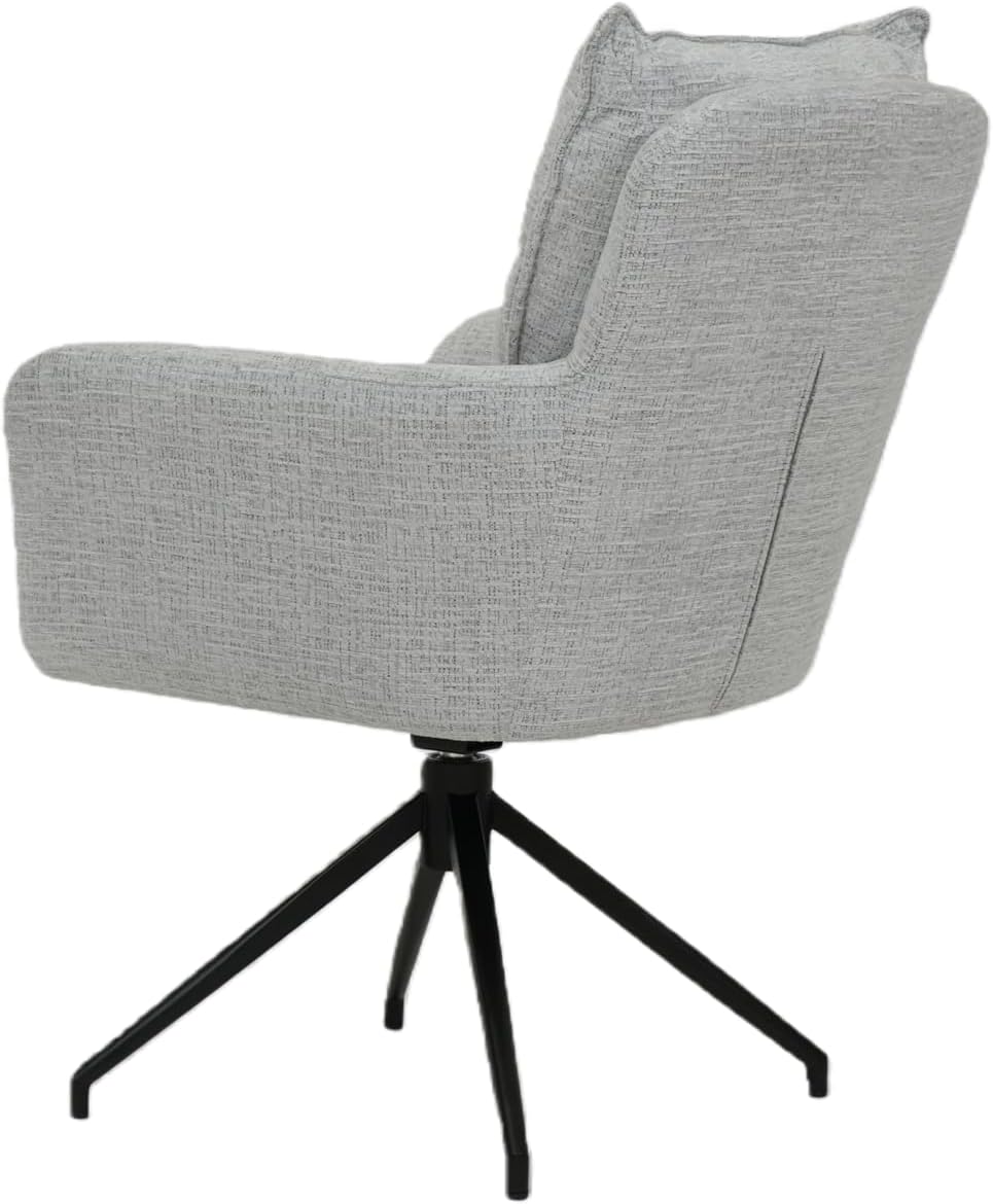 Tesso Swivel Lounge Chair Set of 2 – Contemporary Swivel Lounge Chairs for Living Room & Lounge Area