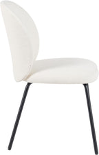HomeAara Luna Curved Back Chair-Comfortable,Durable Steel legs,PremiumFabric-Ideal for Home/Office/Hotel (Copy)