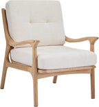 HomeAara Orin Lounge Chair, Comfortable, Solid Wood Frame with Premium Fabric Seating, Ideal for Living Room