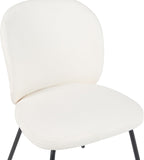 HomeAara Luna Curved Back Chair-Comfortable,Durable Steel legs,PremiumFabric-Ideal for Home/Office/Hotel (Copy)