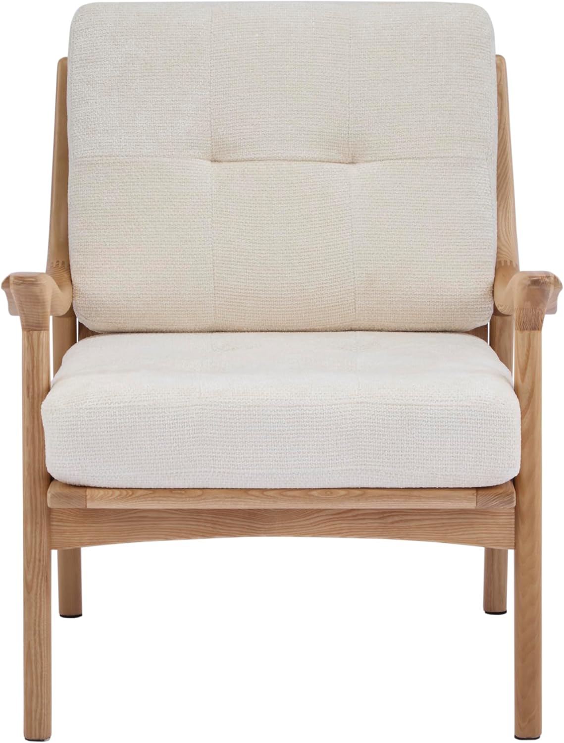 HomeAara Orin Lounge Chair, Comfortable, Solid Wood Frame with Premium Fabric Seating, Ideal for Living Room