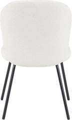 HomeAara Luna Curved Back Chair-Comfortable,Durable Steel legs,PremiumFabric-Ideal for Home/Office/Hotel (Copy)