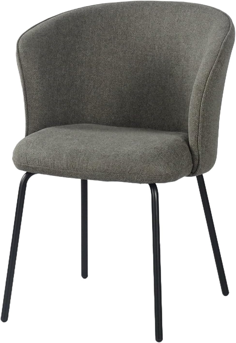 Slate Arc Upholstered Chairs Set of 2
