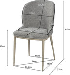 Celeste Curve Upholstered Chairs Set of 4