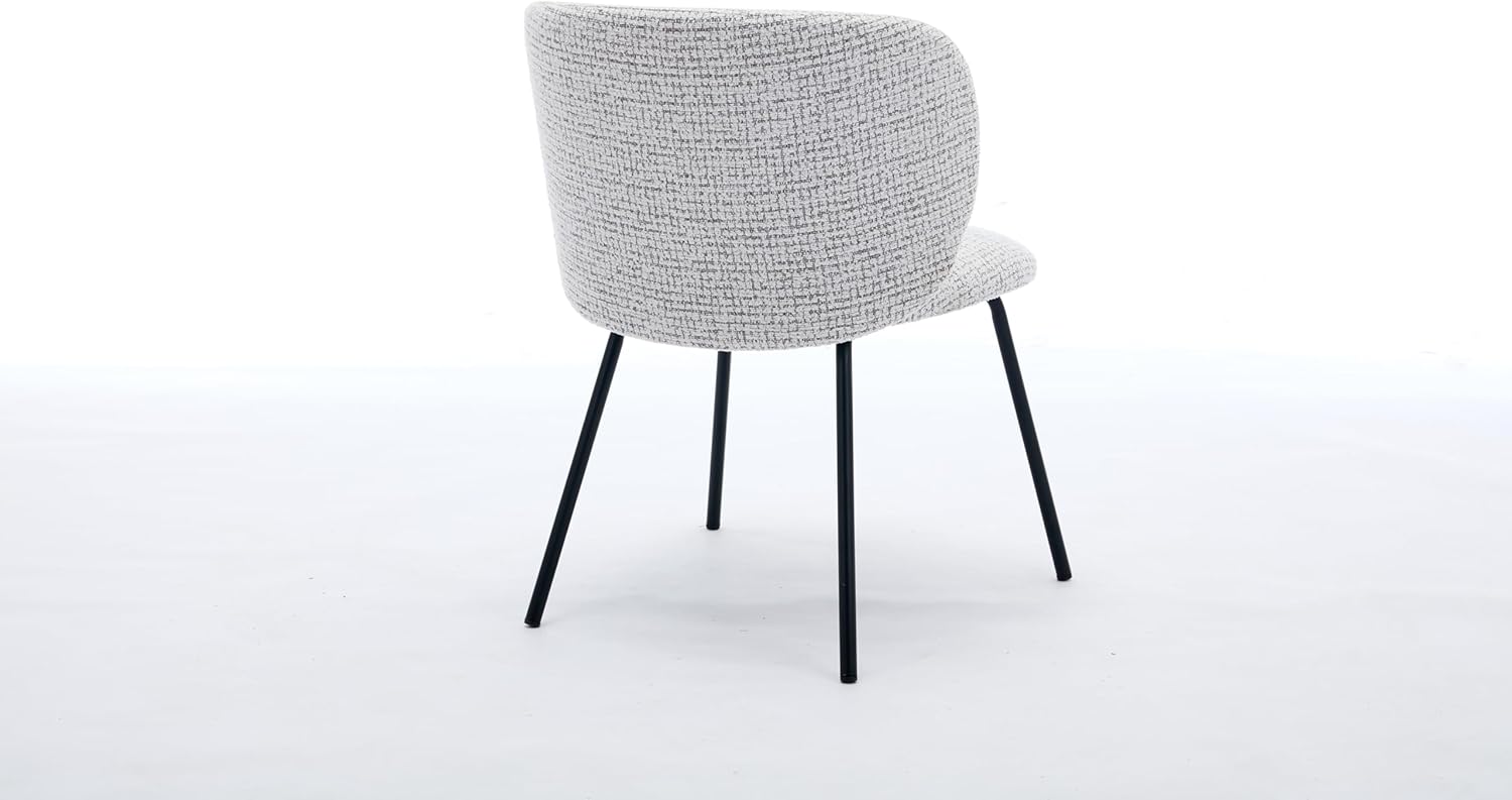Moderina Dining Chairs Set of 2-Comfortable,Durable,Textured Fabric-Ideal for Home/Office/Hotel