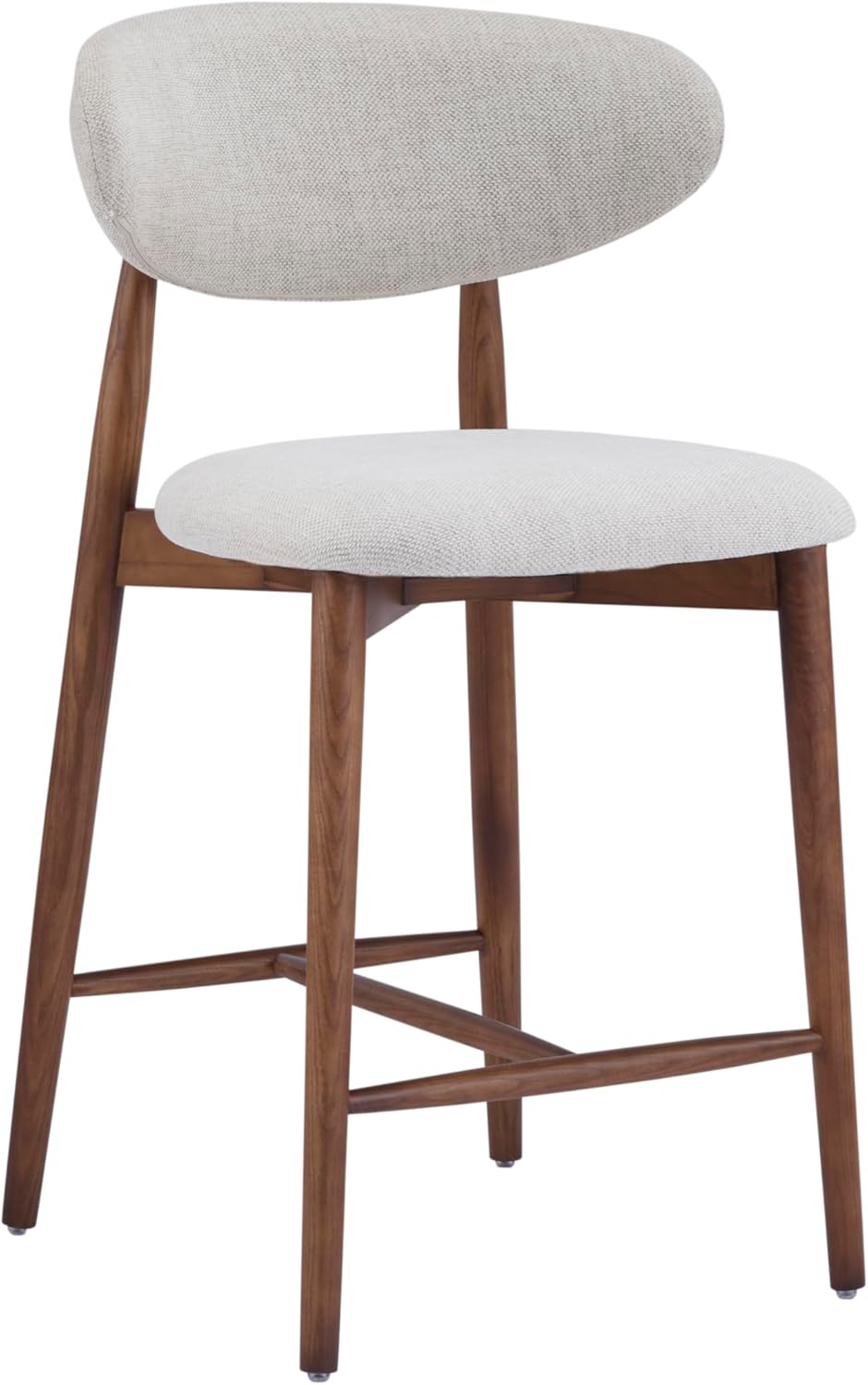 Home Aara Aero Lounge, Textured Fabric, Curved Back,Comfortable, Solid Wood Frame, Ideal for Dining Table/Home/Office