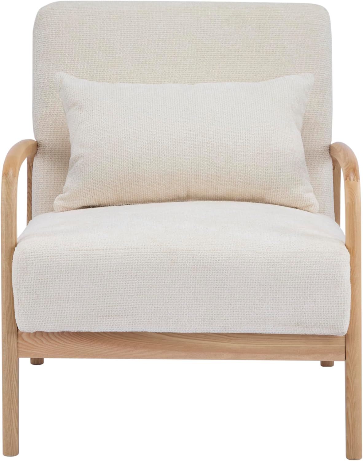 HomeAara Premium Zenith Lounge Chair, Comfortable, Solid Wood Frame with Soft Seat, Ideal for Living Room/Home/Office
