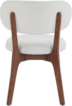 Solara Lounge Dining Chairs Set of 4 Mid Century Modern – Linen Upholstered Seat, Curved Back, Wood Legs – Accent or Side Chair for Home or Office" (Copy)