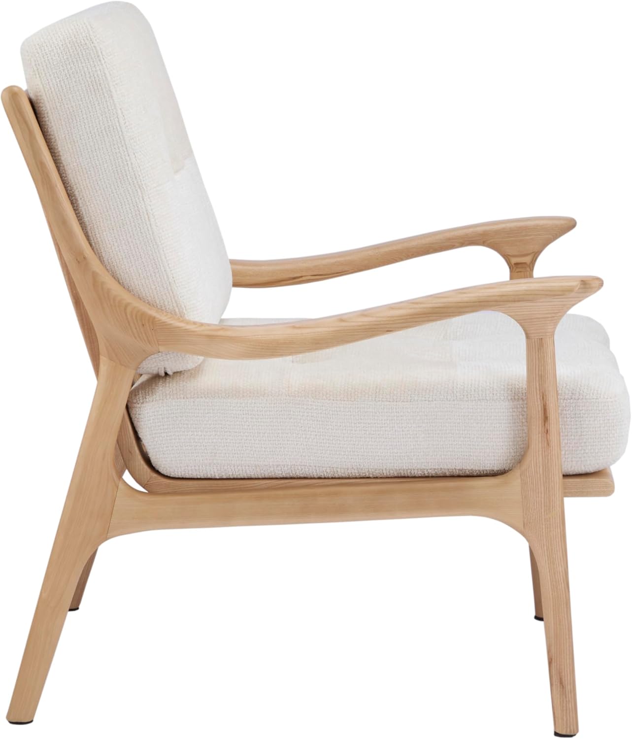 HomeAara Orin Lounge Chair, Comfortable, Solid Wood Frame with Premium Fabric Seating, Ideal for Living Room