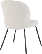 HomeAara Arlo Dining Chairs Set of 2-Comfortable, Steel legs,PremiumFabric-Ideal for Home/Office/Hotel
