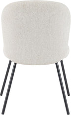 HomeAara Arlo Dining Chairs Set of 2-Comfortable, Steel legs,PremiumFabric-Ideal for Home/Office/Hotel