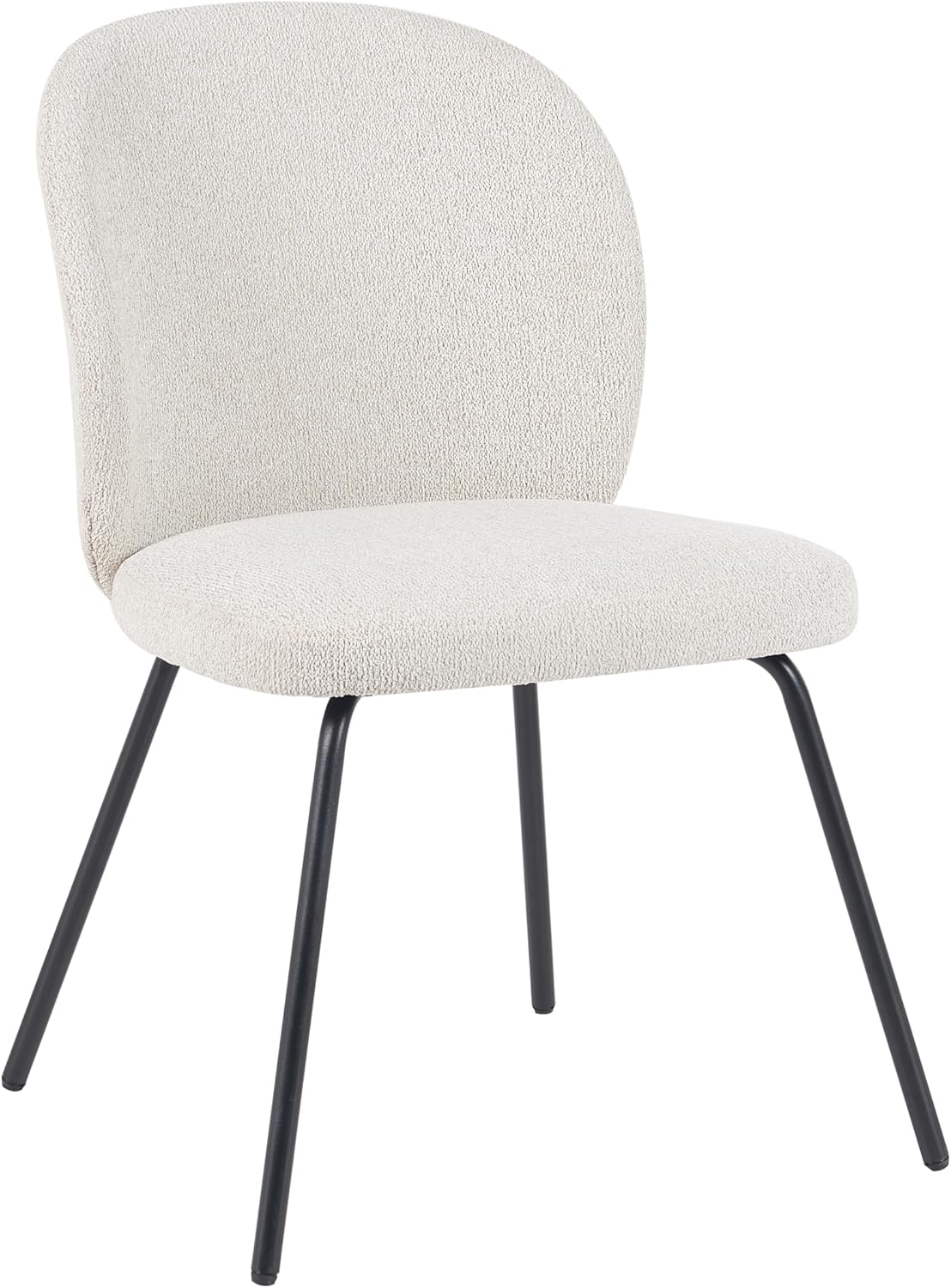 HomeAara Arlo Dining Chairs Set of 2-Comfortable, Steel legs,PremiumFabric-Ideal for Home/Office/Hotel
