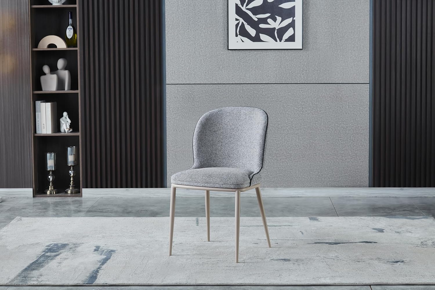 Celeste Curve Upholstered Chairs Set of 4