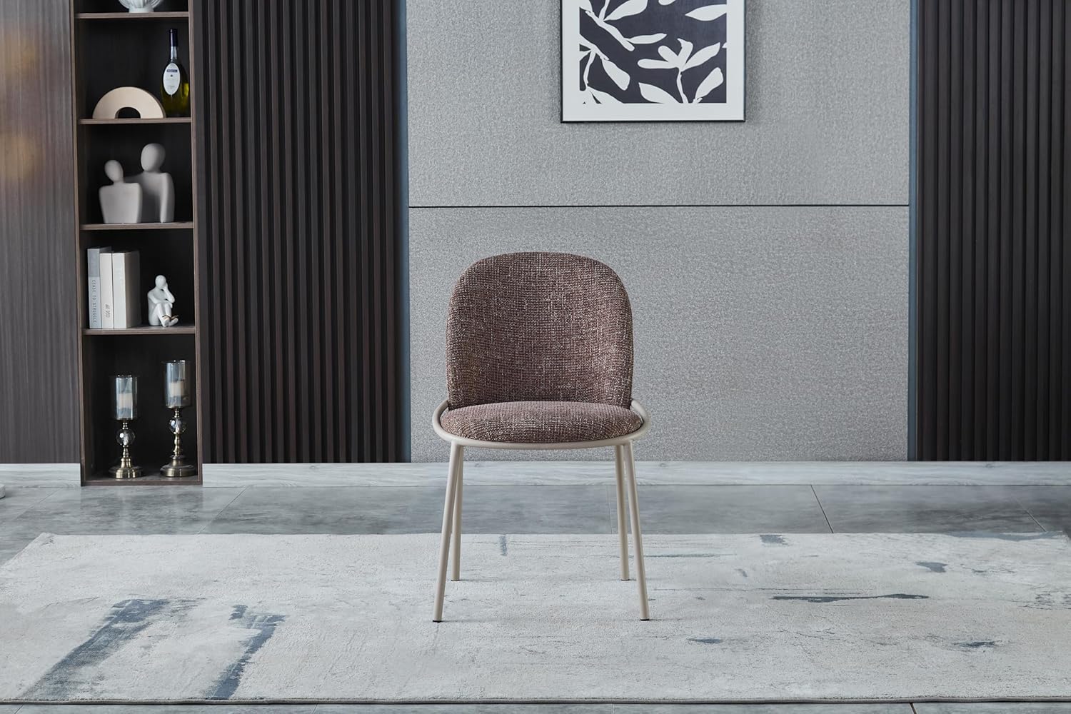 SOLEN Frame Upholstered Chairs Set of 2