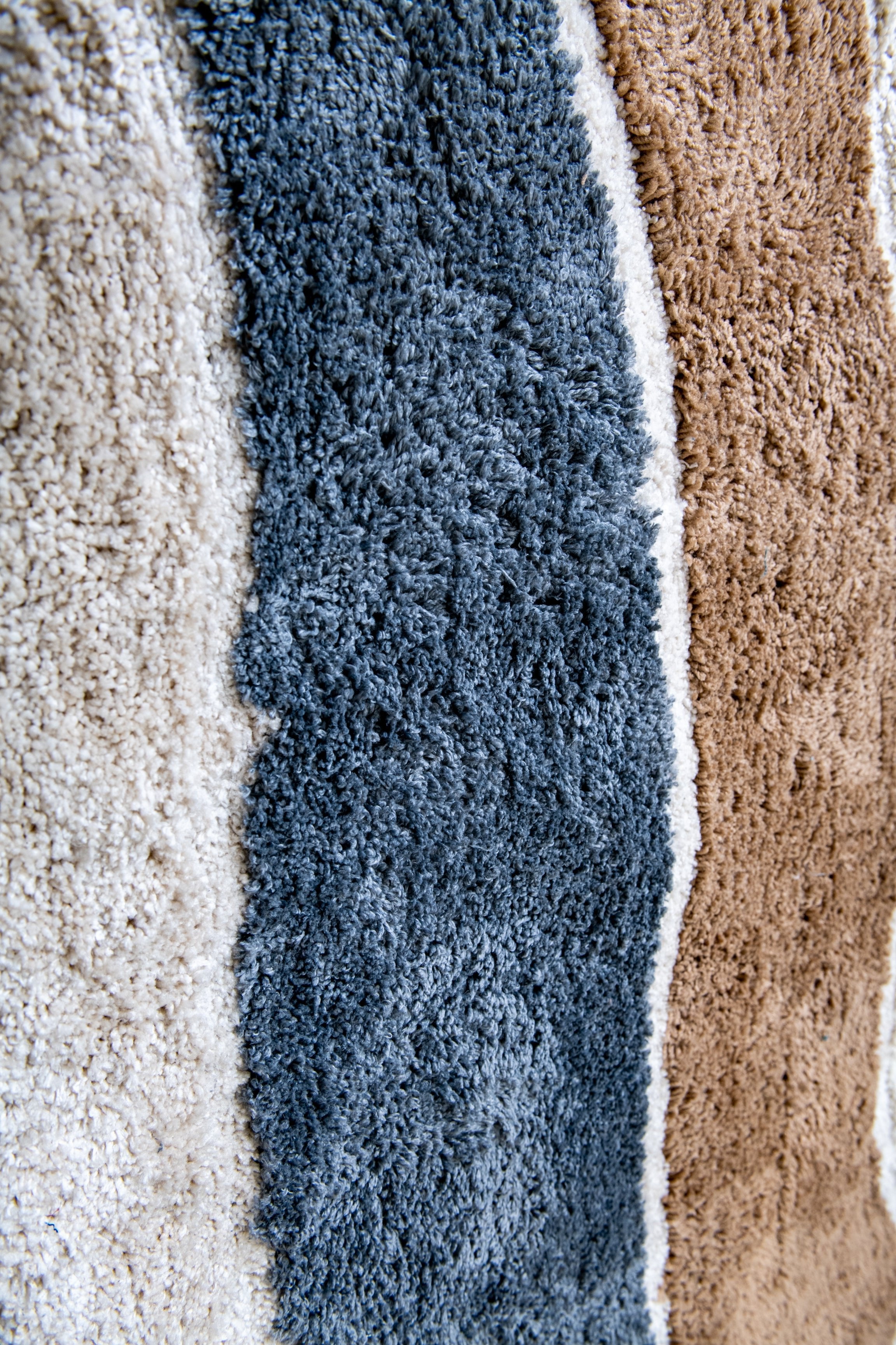 Plush Moroccan Patterned Rug - Microfiber -Multicolor- Rectangle