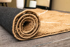 Microfiber Moroccan Geometric Rug - Beige and Cream- Rectangle