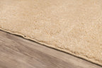 Cushion-Soft Microfiber Carpet -Cream- Rectangle
