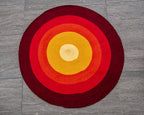Aurora Glow Rug - Cotton -Round