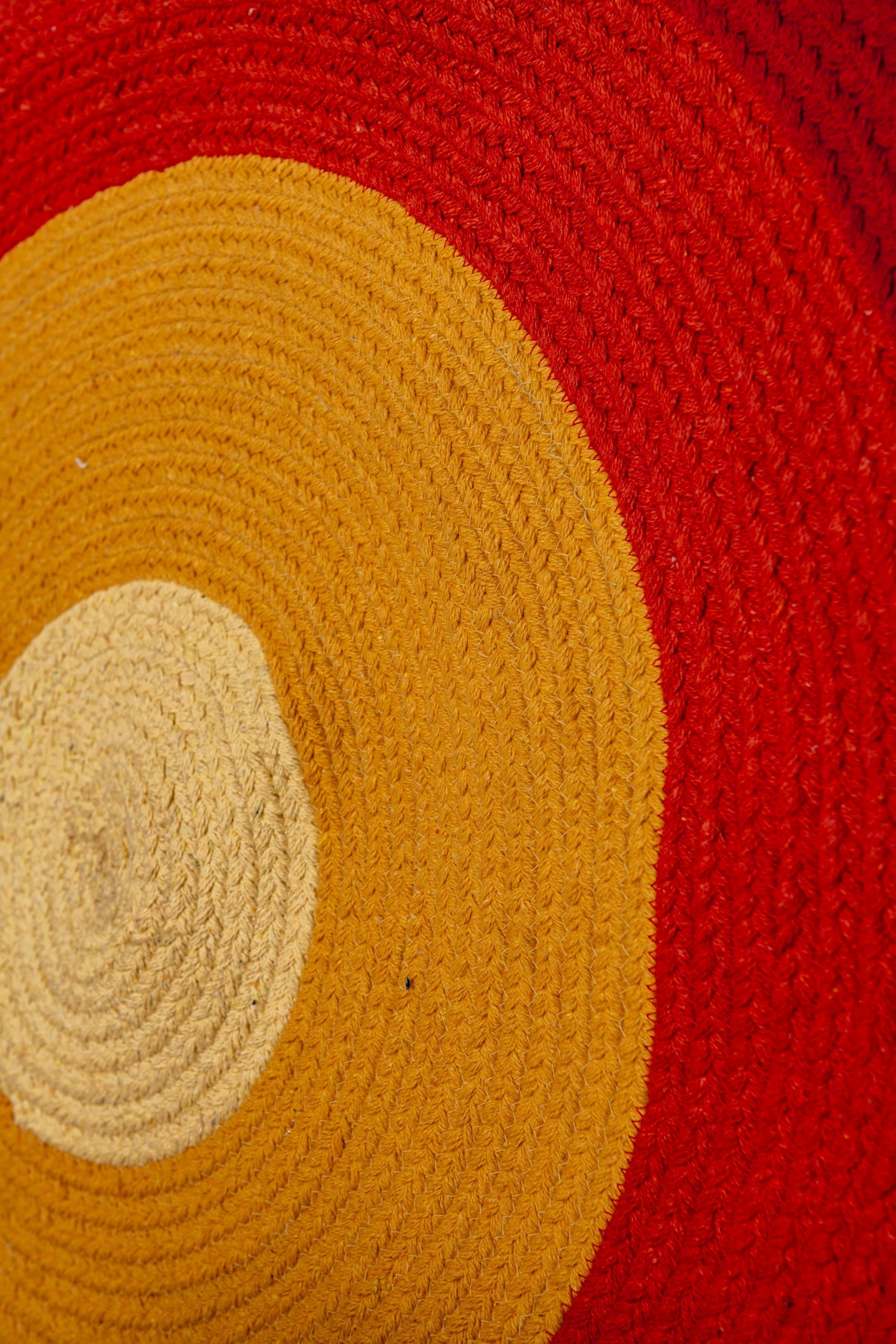 Aurora Glow Rug - Cotton -Round