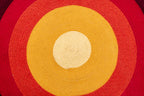 Aurora Glow Rug - Cotton -Round