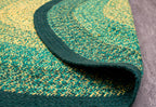 Green Wilderness Ombre Rug - Cotton -Round