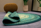 Green Wilderness Ombre Rug - Cotton -Round