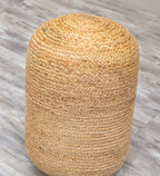 Large Organic Jute Pouf