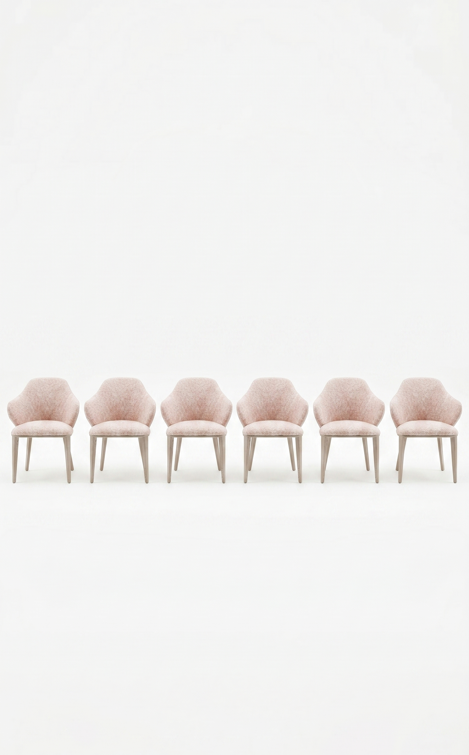 Luxora Curve Lounge Chair Set of 6– Modern Curved Design Lounge Chairs for Living Room & Bedroom