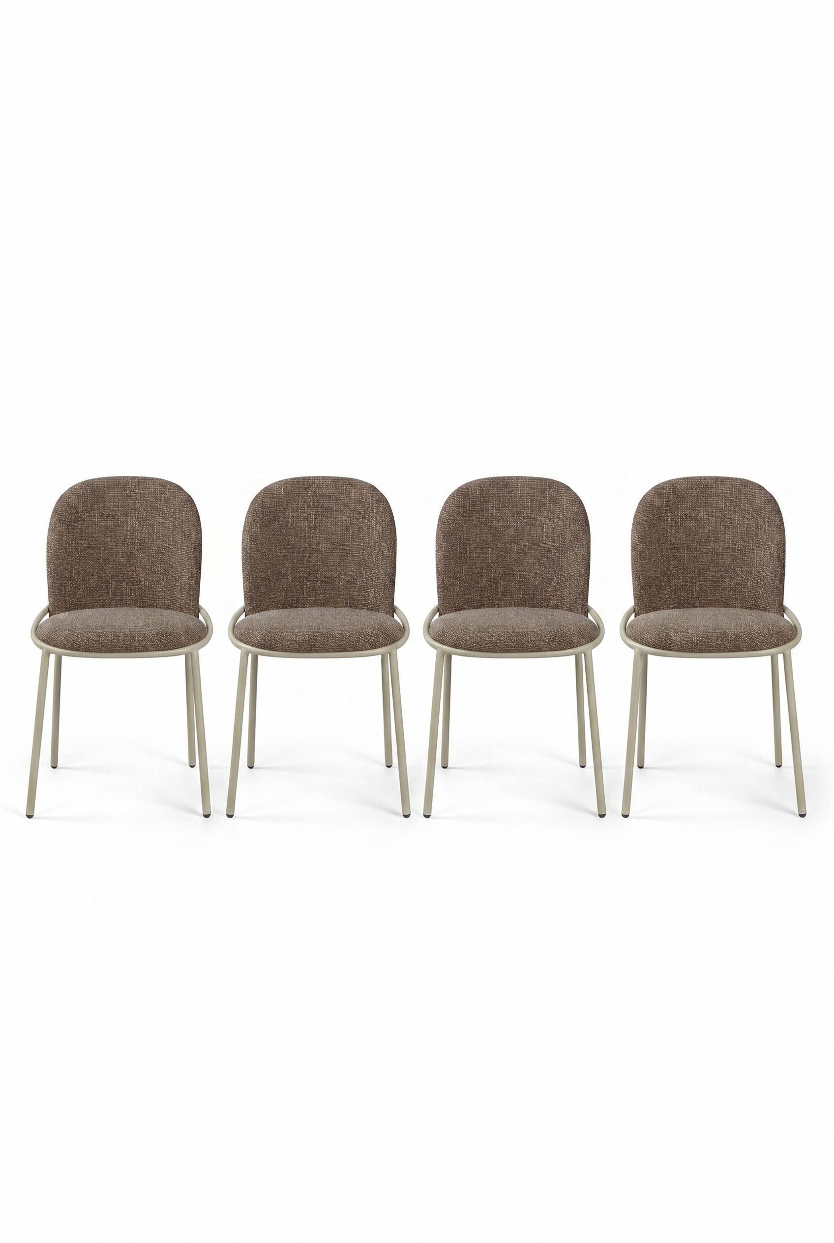 SOLEN Frame Upholstered Chairs Set of 4