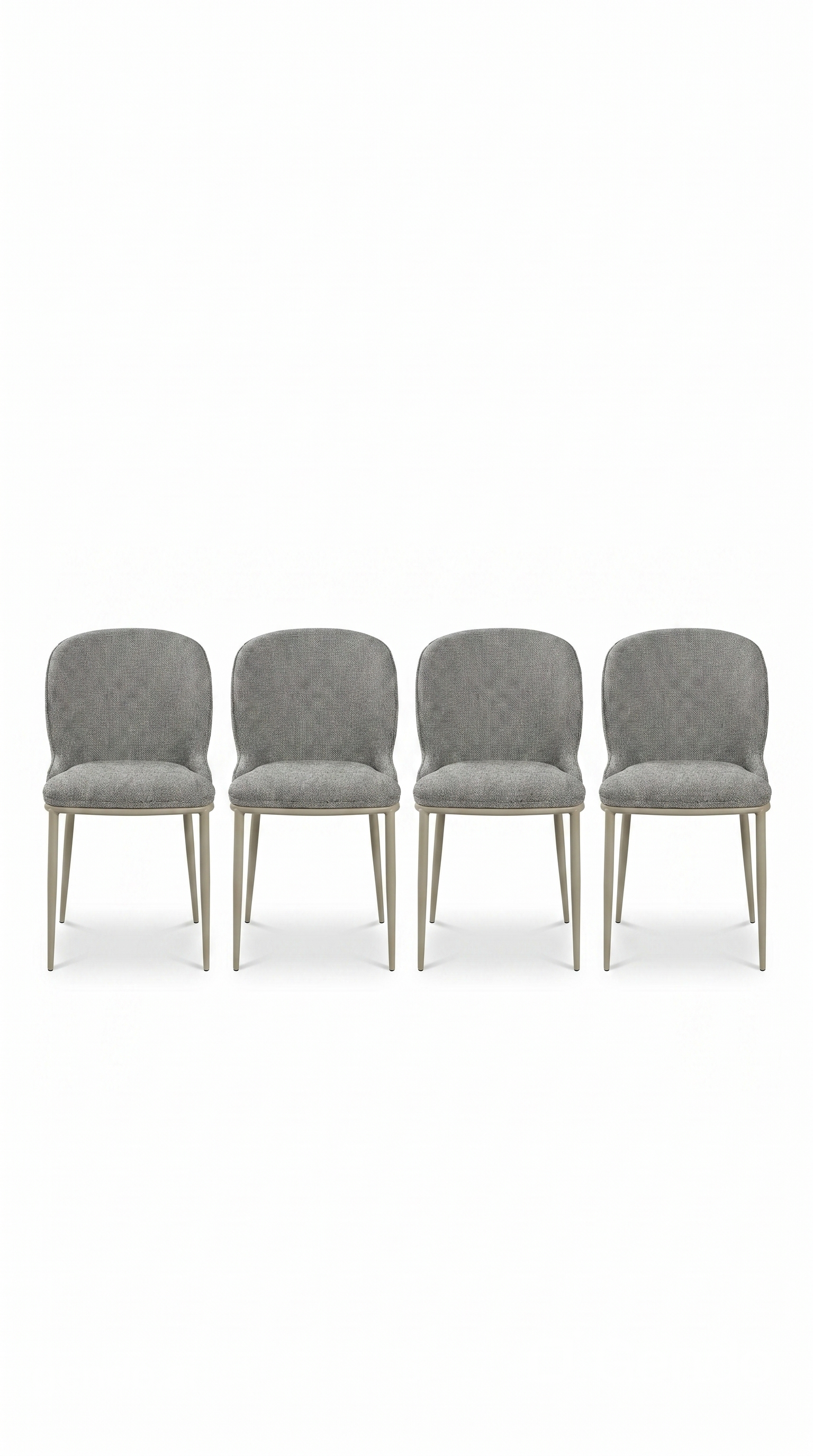 Celeste Curve Upholstered Chairs Set of 4