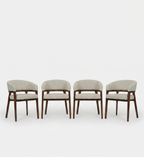 Kuro Lounge Chair Set of 4– Modern Lounge Chairs for Living Room, Bedroom & Office