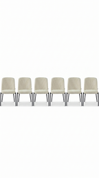 Strato Stitch Upholstered Chairs Set of 6
