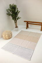 Eco-Friendly Cotton Dhurrie – Brown Weave