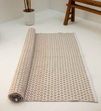 Eco-Friendly Cotton Dhurrie – Brown Weave