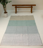 Eco-Friendly Cotton Dhurrie – Green Weave