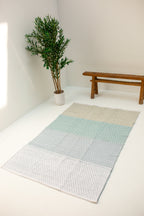 Eco-Friendly Cotton Dhurrie – Green Weave