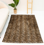 Exotic Animal Pattern Fur Carpet - Luxe Softness
