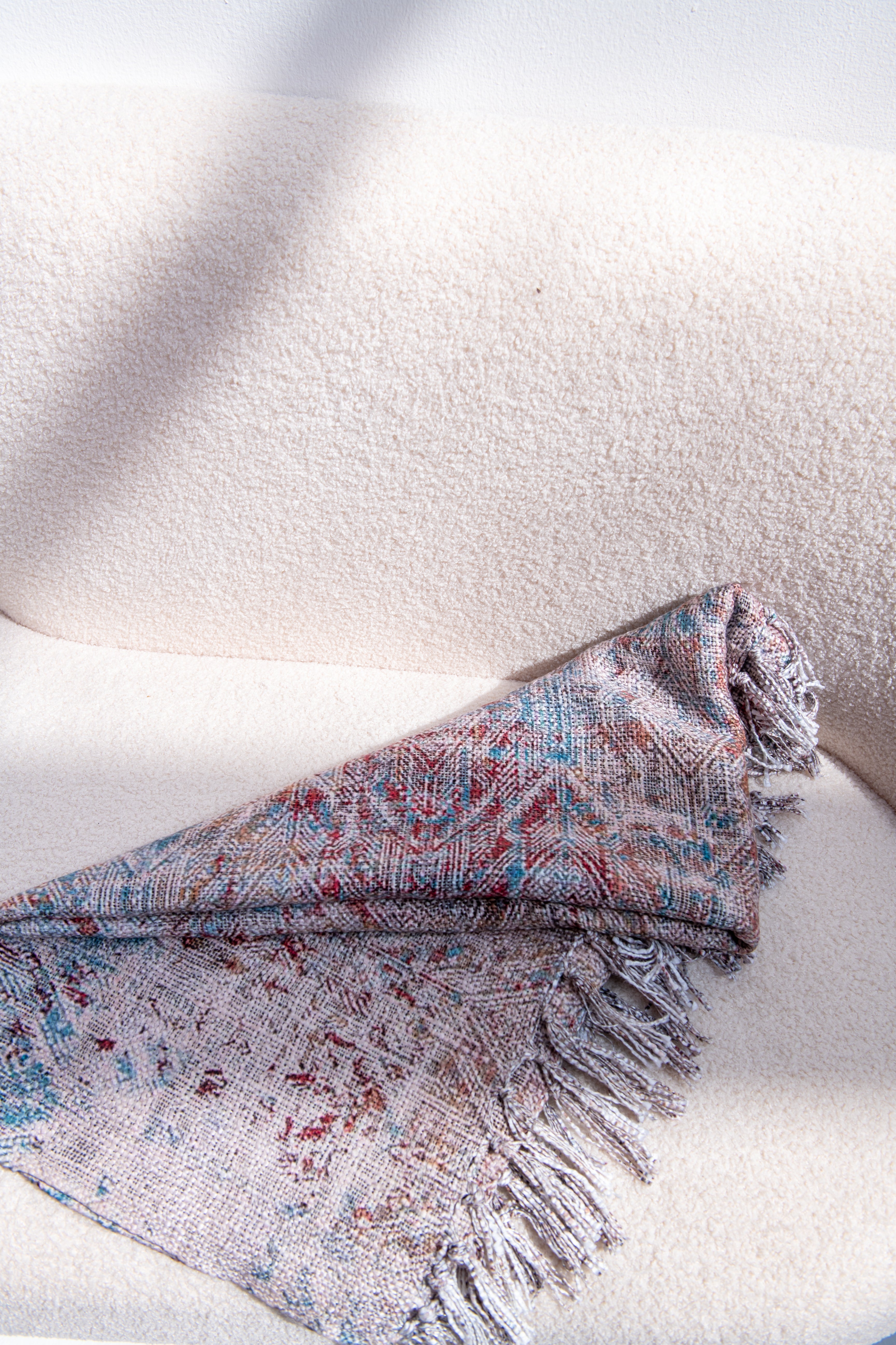 Modernist Abstract Art Sofa Throw